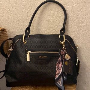 Big Buddha Purse with Gold Accents. Approximate size 16 x 12